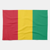 Linge De Cuisine Drapeau Guinée (Horizontal)