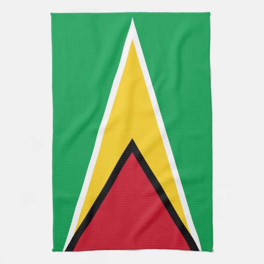 Linge De Cuisine Drapeau Guyana (Vertical)