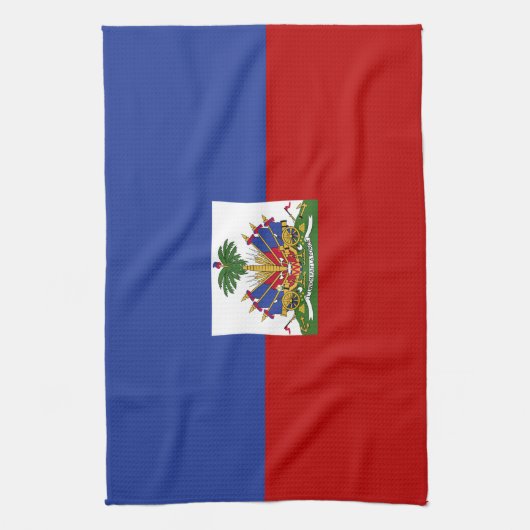 Linge De Cuisine Drapeau haïtien classique (Vertical)
