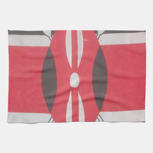 Linge De Cuisine Drapeau Harambe vintage Kenya (Horizontal)