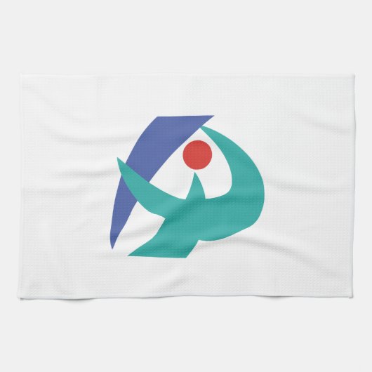 Linge De Cuisine Drapeau Iga, Mie, Japon (Horizontal)