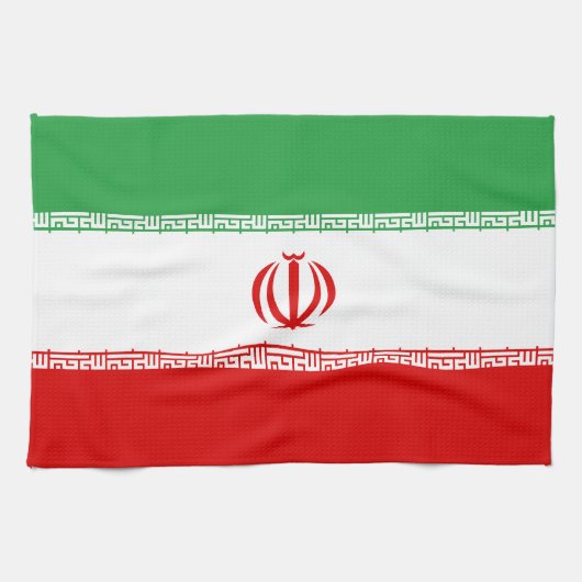 Linge De Cuisine Drapeau Iran (Horizontal)