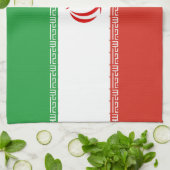 Linge De Cuisine Drapeau iranien (Plié)