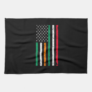 Linge De Cuisine Drapeau irlandais italien irlandais Italie ST PATR