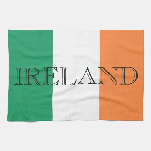 Linge De Cuisine Drapeau irlandais ktcnt (Horizontal)