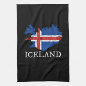 Linge De Cuisine Drapeau Islande (Vertical)