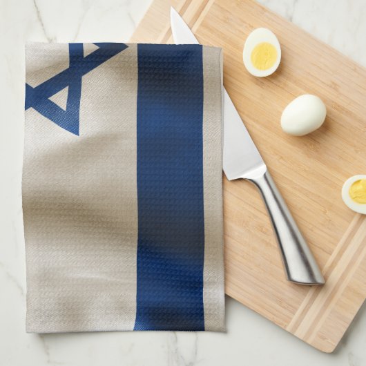 Linge De Cuisine Drapeau Israël (Quart Plié)