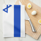 Linge De Cuisine Drapeau Israël (Quart Plié)