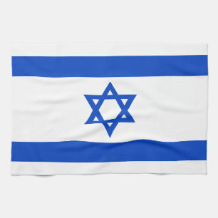 Linge De Cuisine Drapeau Israël étoile bleue de David