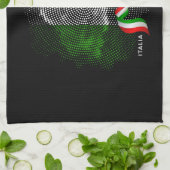 Linge De Cuisine Drapeau italien (Plié)