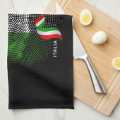 Linge De Cuisine Drapeau italien (Quart Plié)