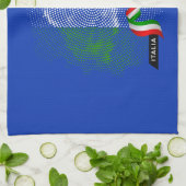 Linge De Cuisine Drapeau italien (Plié)