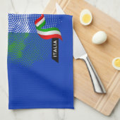 Linge De Cuisine Drapeau italien (Quart Plié)