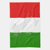 Linge De Cuisine Drapeau italien (Vertical)