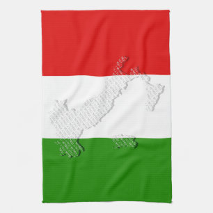 Linge De Cuisine Drapeau italien