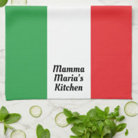 Drapeau italien en gras personnalisé