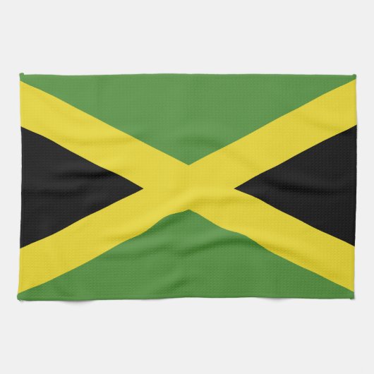 Linge De Cuisine Drapeau jamaïcain (Horizontal)