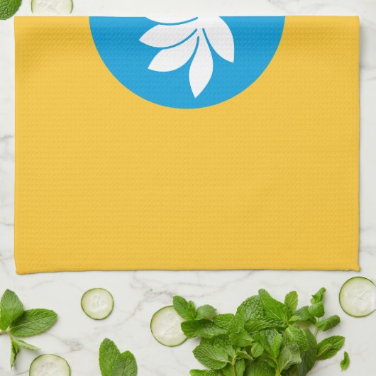 Linge De Cuisine Drapeau Kalmykia (Plié)