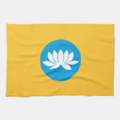Linge De Cuisine Drapeau Kalmykia (Horizontal)