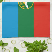 Linge De Cuisine Drapeau Karachay Cherkessia (Plié)