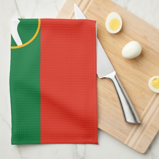 Linge De Cuisine Drapeau Karachay Cherkessia (Quart Plié)