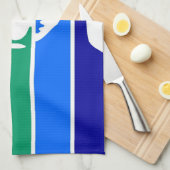 Linge De Cuisine Drapeau la Floride Amérique de ville de St (Quart Plié)