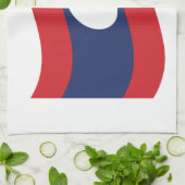 Linge De Cuisine Drapeau Laos (Plié)