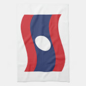 Linge De Cuisine Drapeau Laos (Vertical)