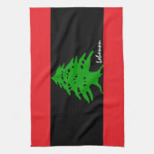 Linge De Cuisine Drapeau libanais et cuisine libanaise, mode / spor (Vertical)