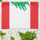 Linge De Cuisine Drapeau libanais et cuisine libanaise, mode/sports (Plié)