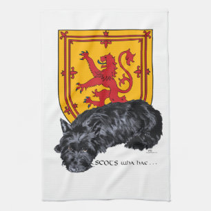 Linge De Cuisine Drapeau Lion Rampant du Scottie Dog