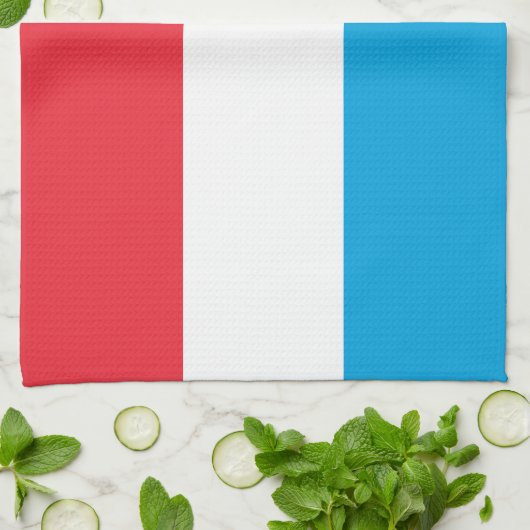 Linge De Cuisine Drapeau Luxembourg (Plié)