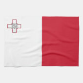 Linge De Cuisine Drapeau Malte (Horizontal)