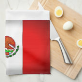 Linge De Cuisine Drapeau mexicain stylisé (Quart Plié)