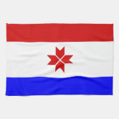 Linge De Cuisine Drapeau Mordovia (Horizontal)