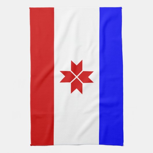 Linge De Cuisine Drapeau Mordovia (Vertical)
