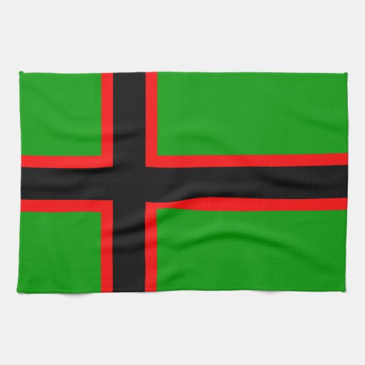 Linge De Cuisine Drapeau national de Carélie (Horizontal)