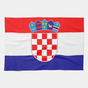 Linge De Cuisine Drapeau national de Croatie Zastava Hrvatske