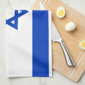 Linge De Cuisine Drapeau national d'Israël - Version authentique (Quart Plié)