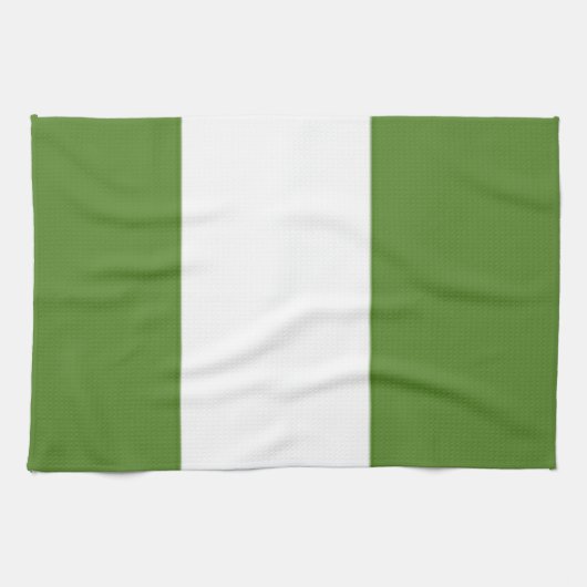 Linge De Cuisine Drapeau nigérian (Horizontal)