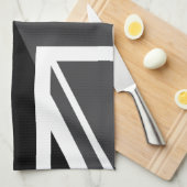 Linge De Cuisine Drapeau noir et gris d'Union Jack les Anglais (Quart Plié)