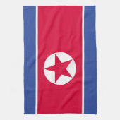 Linge De Cuisine Drapeau nord-coréen (Vertical)