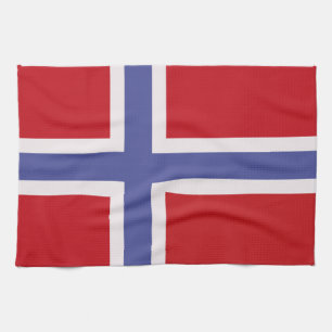 Linge De Cuisine Drapeau norvégien