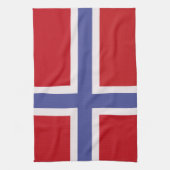 Linge De Cuisine Drapeau norvégien (Vertical)