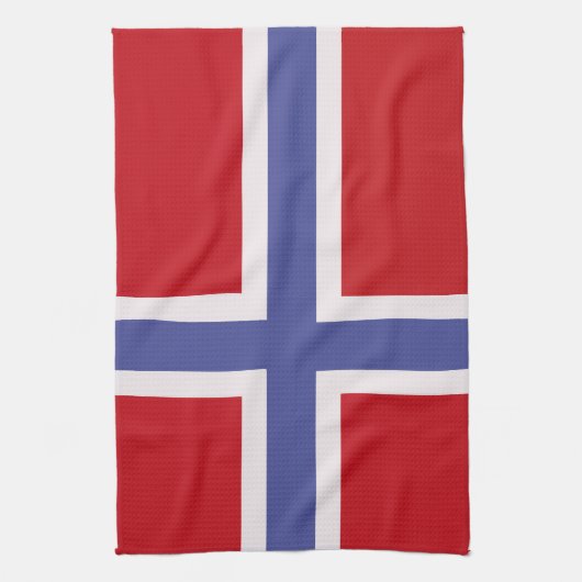 Linge De Cuisine Drapeau norvégien (Vertical)