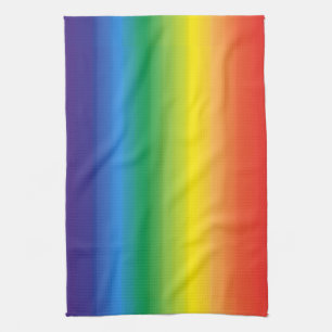 Linge De Cuisine Drapeau Ombre Rainbow Pride House