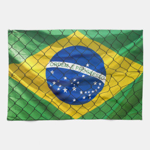 Linge De Cuisine Drapeau Ordem e Progresso du Brésil