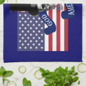 Linge De Cuisine Drapeau patriotique américain (Plié)