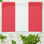 Linge De Cuisine Drapeau patriotique autrichien (Plié)