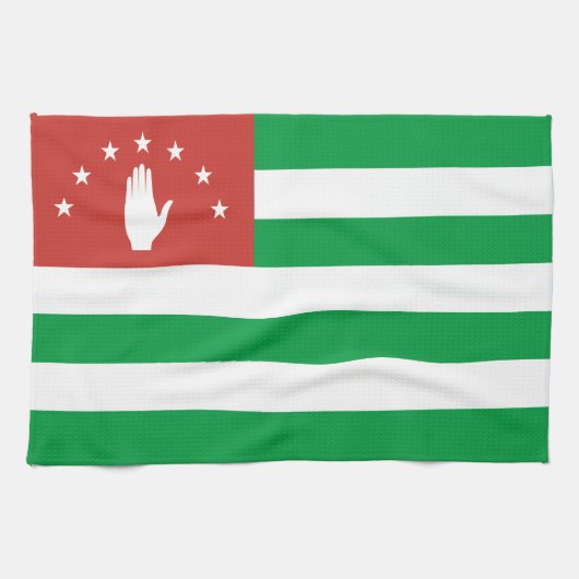 Linge De Cuisine Drapeau patriotique d'Abkhazie (Horizontal)